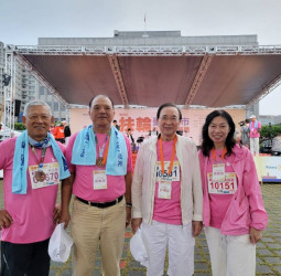 臺灣扶輪社2023 扶輪臺北城市創意公益路跑，現場萬人響應熱情開跑！GAMA翠光熱情贊助參與！