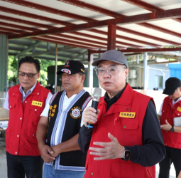 卓榮泰院長視察蘭嶼颱風災後復建 承諾全力支持重建工作