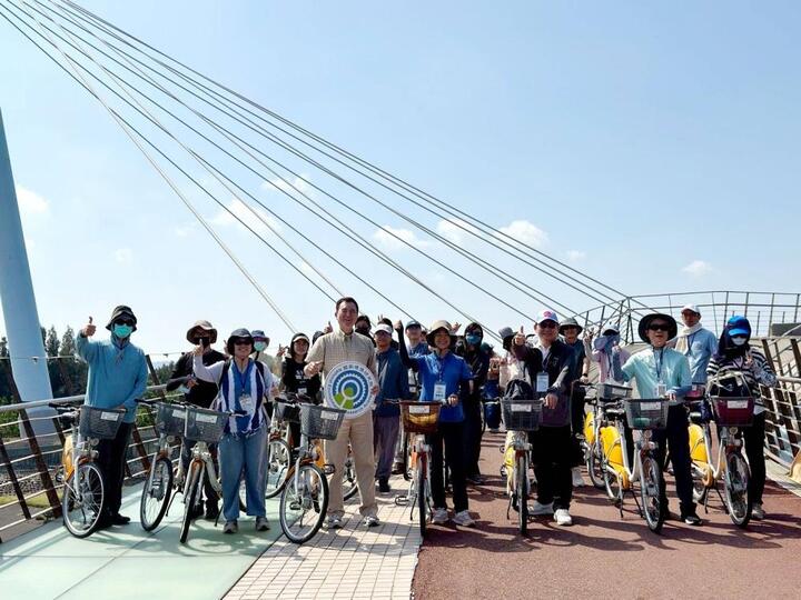 響應聯合國6月3日「世界自行車日」　國環院號召中部地區環教場所用雙輪體驗環教之美推廣低碳旅遊