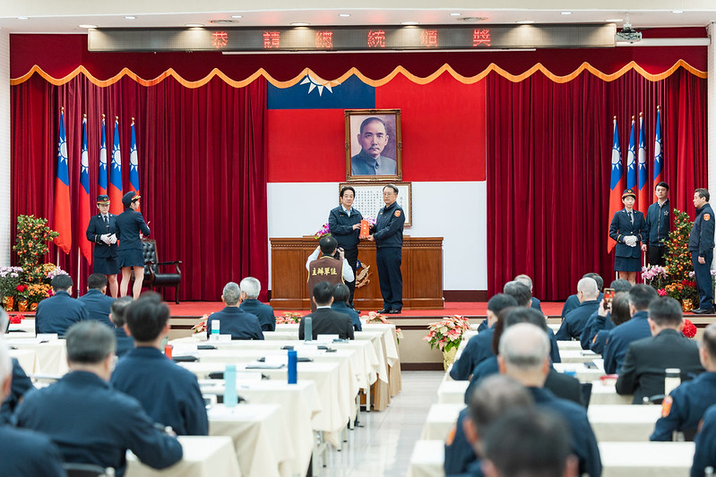 賴清德總統出席警政署署務會報　期勉強化打詐掃毒掃黑、全面維護治安
