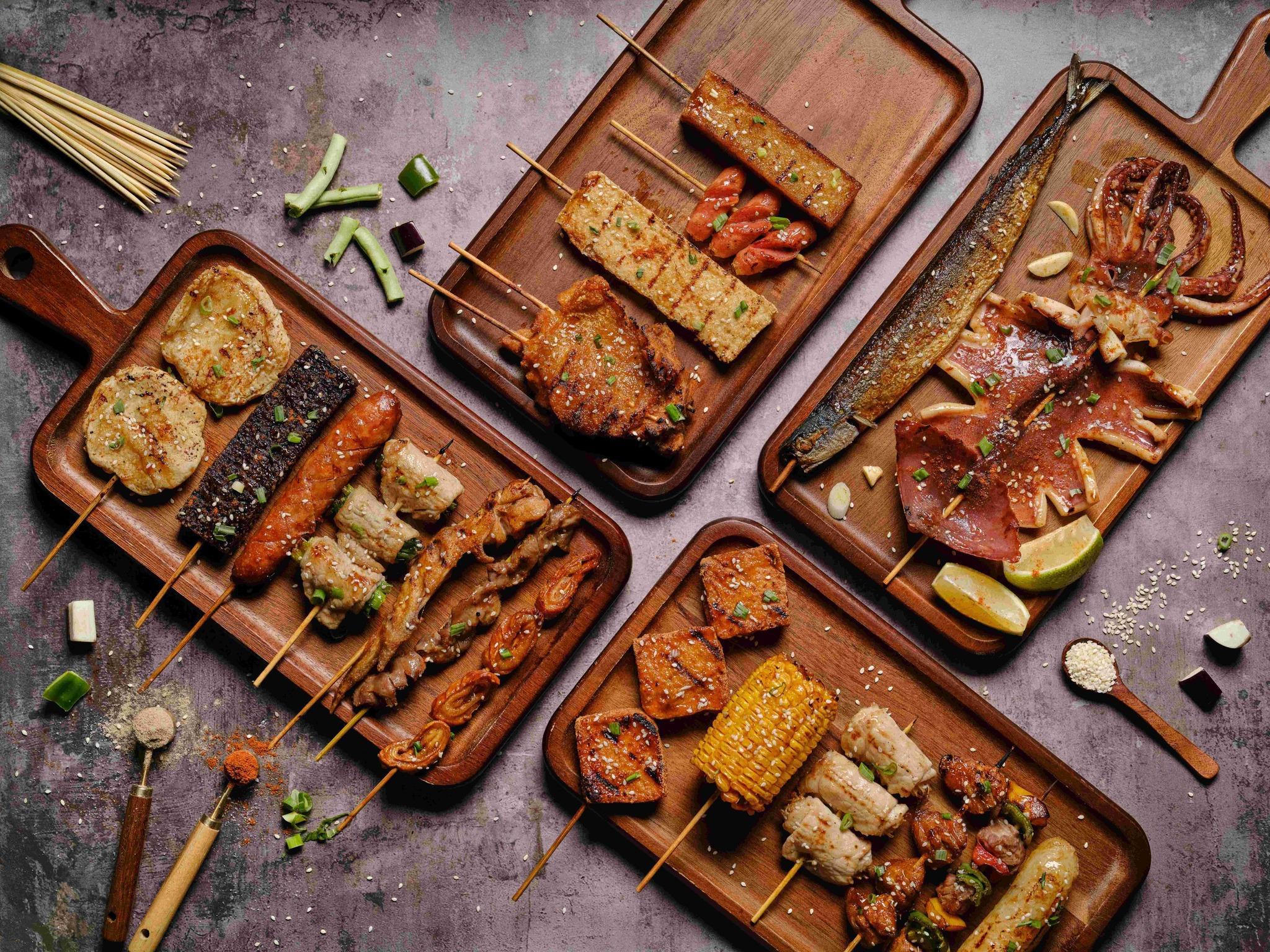 台中串烤店推薦 串燒聚餐好去處 都市考場裡美食休息站