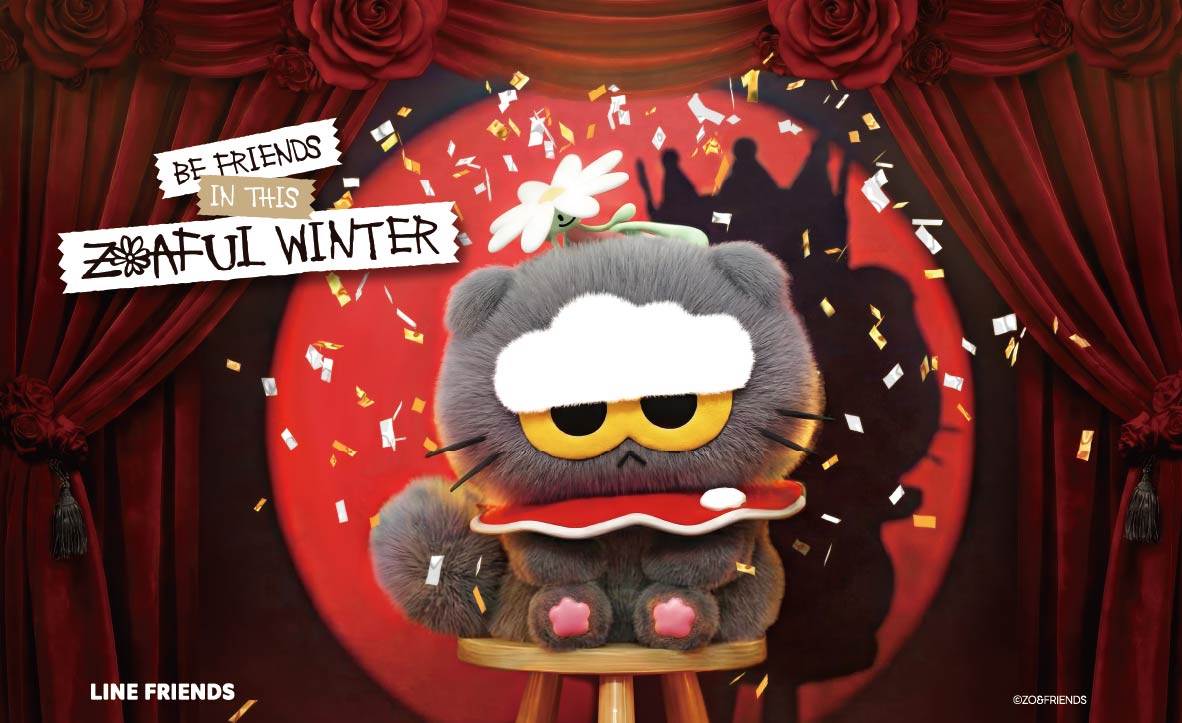 ZO&FRIENDS 第二波快閃店「ZOAful Winter POP-UP」23 日台北中山 AIPXA LAND 正式登場