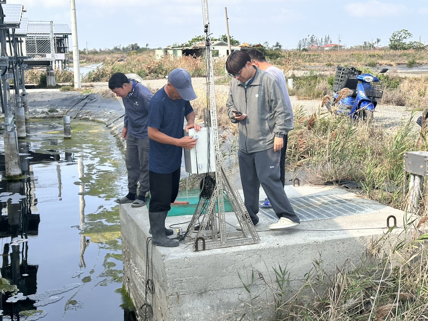 三地能源七股漁電千萬放養 AI治理打造科技綠電後盾