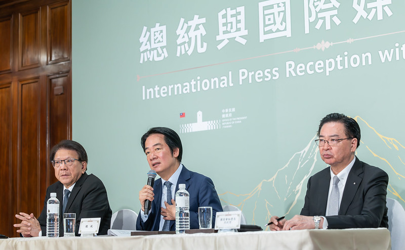 賴清德總統與國際媒體茶敘　向全球傳遞民主、自由、堅定、繁榮的民主臺灣形象
