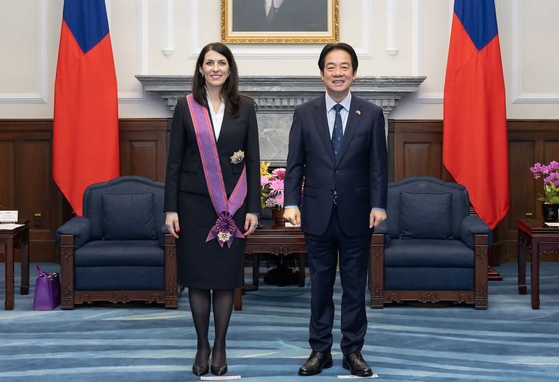 賴清德總統贈勳捷克前眾議長艾達莫娃　表彰其深化臺捷友誼與合作的重要貢獻