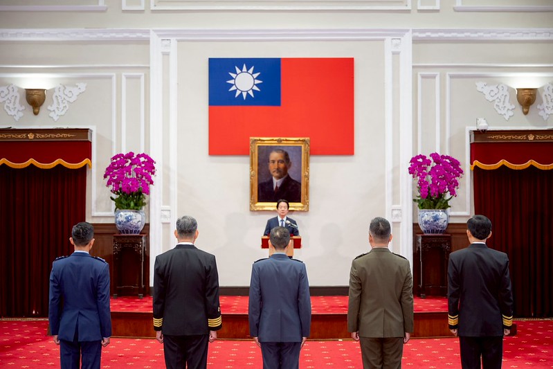 賴清德總統出席將官晉任授階典禮　期勉強化戰備整備與指揮效能、鞏固國家安全