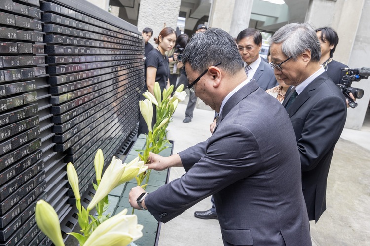 出席「519白色恐怖記憶日」典禮　林明昕政委談民主歷程　銘記歷史傷痛感動全場