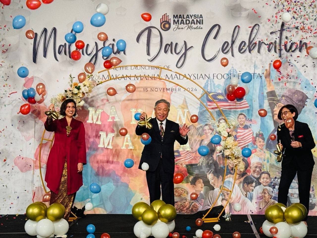 深化臺馬友誼！外交部田中光政務次長出席「2024 馬來西亞美食嘉年華」開幕式