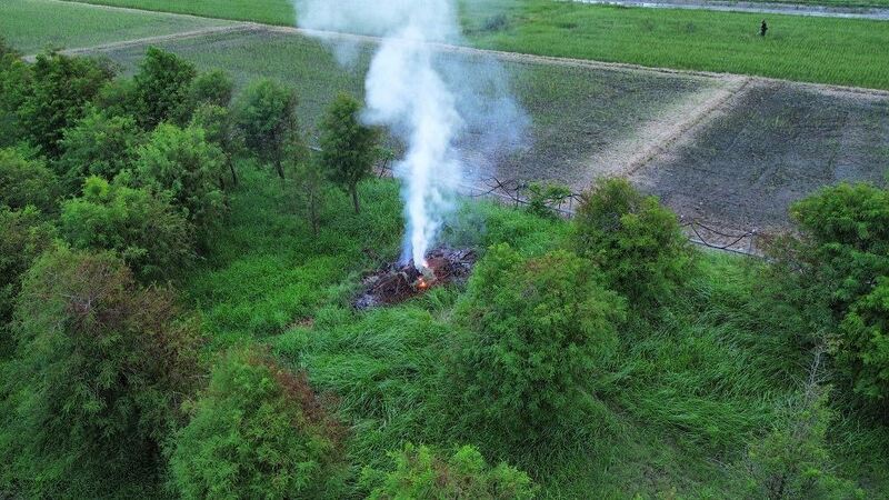 配合環境部導入制高點空污AI判煙 屏東露天燃燒無所遁形
