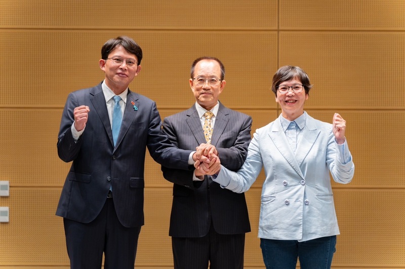 民眾黨黨主席補選政見發表會  蔡壁如提3必須 黃國昌喊3+1計畫