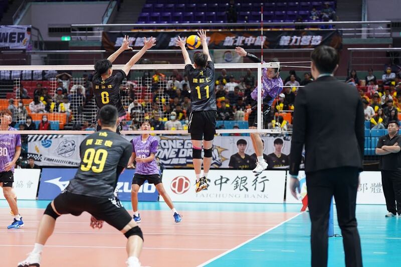 雷電戰士捍衛主場 台電男排火力全開