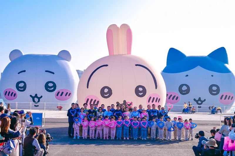 突破600萬人次參觀高雄冬日遊樂園畫句點 吉伊卡哇合體道別