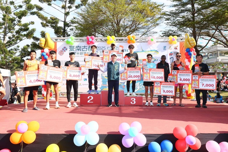 2025臺南古都國際半程馬拉松 Francis Kiok奪冠、蘇鳳婷封后