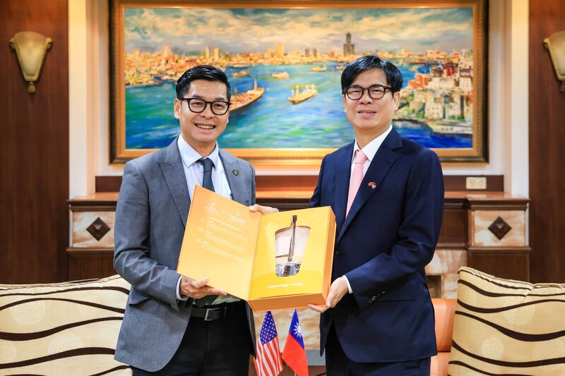 美國華裔民選官員協會拜會陳其邁 盼開創教育及防災領域合作