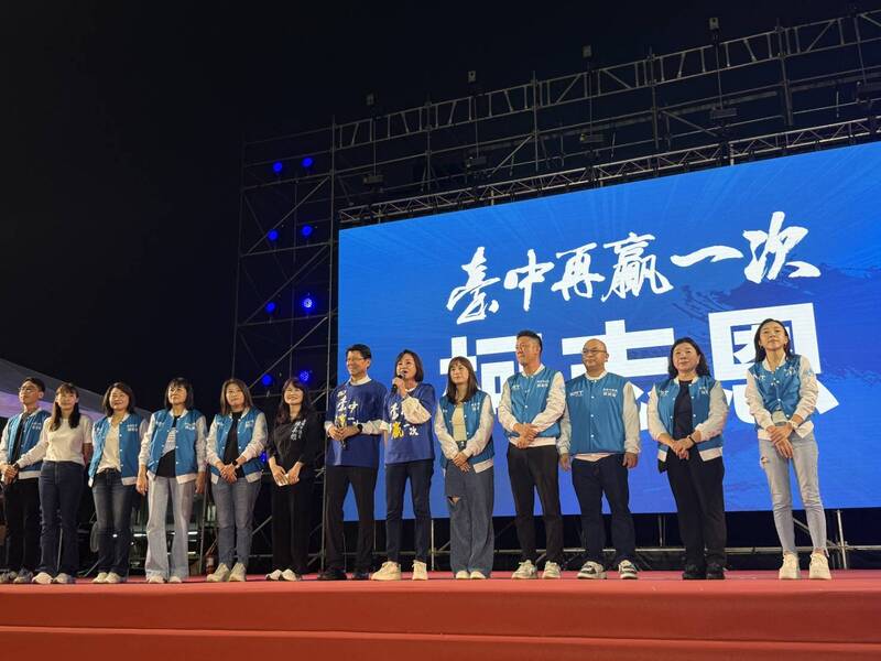 柯志恩組KMT高雄隊合體 力挺台中立委　呼籲726投下不同意罷免票