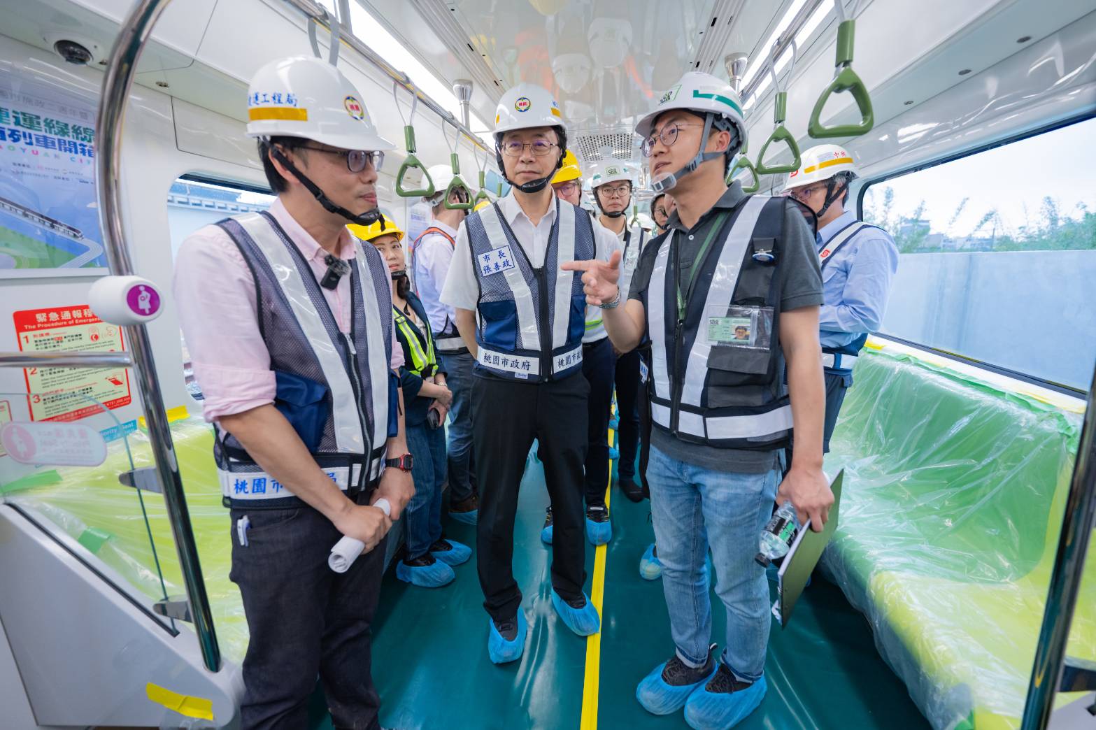 桃園捷運綠線7月啟動主線動態測試　張善政市長期勉團隊全力衝刺迎接年底通車
