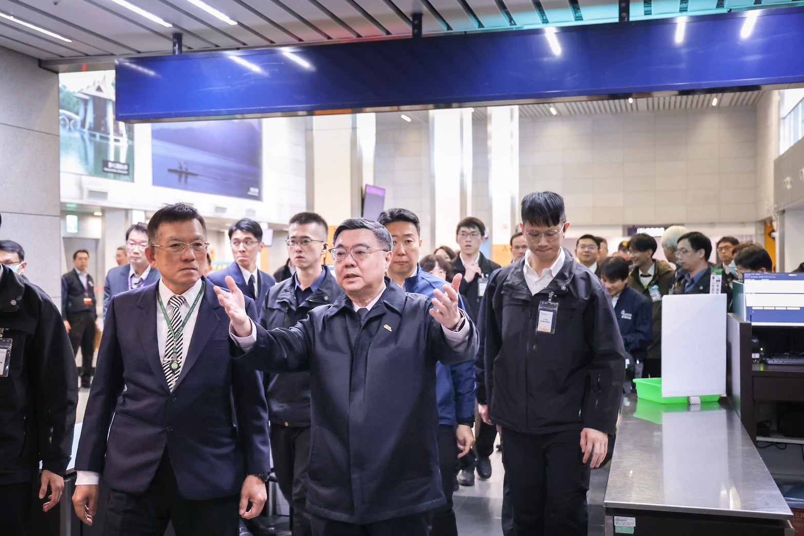 為北中南國際級機場佈局　行政院長卓榮泰關注臺中國際機場旅客服務品質與整體量能