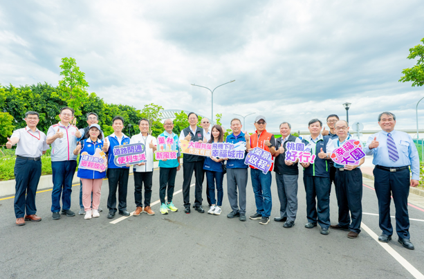 桃園市大園菓林市地重劃完工啟用及通車　桃園市長張善政誓言打造優質機能全新生活圈！