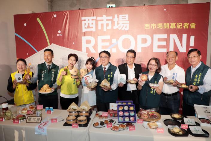 百年西市場翻新完成！臺南市長黃偉哲親揭市場嶄新風貌，體驗古蹟魅力