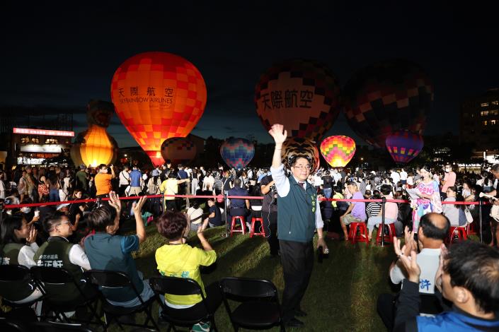 2025臺南熱氣球派對登場！市長黃偉哲邀您搭熱氣球、看無人機放鬆一夏