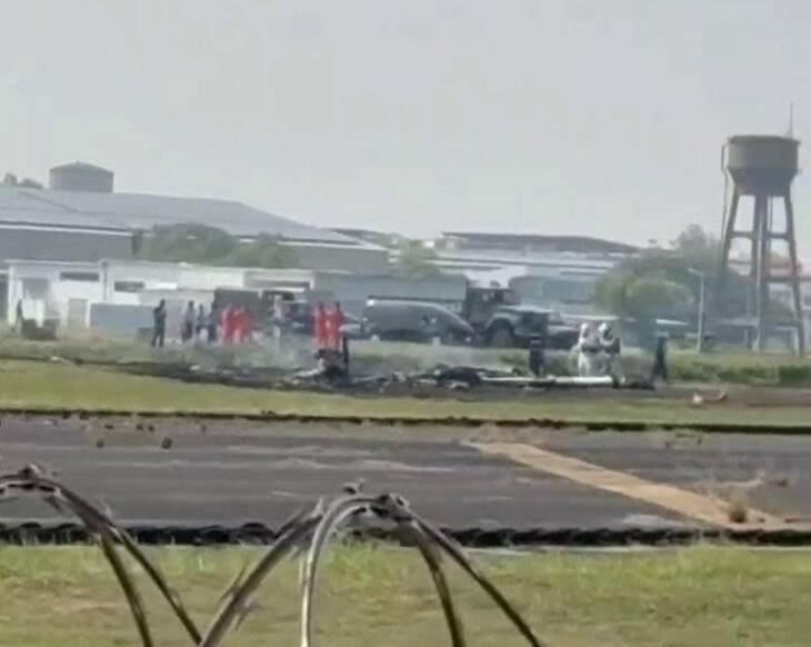 空軍T-34失事墜毀！2中校飛官殉職　執行模擬發動機失效科目期間發生重大飛安事故