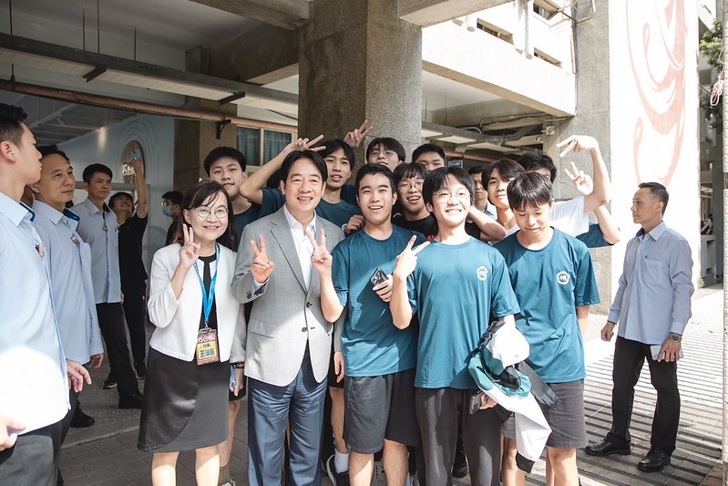 賴清德總統親自視察師大附中 斬釘截鐵推動「健康台灣」心理健康計畫！