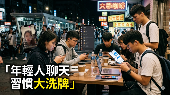 「3大APP崛起」年輕人不愛LINE了？聊天習慣大洗牌　網喊只剩公司群組
