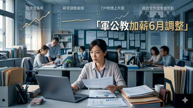軍公教2026年加薪　這筆錢6月可望大幅調整　全教總呼籲整體調10％落實共享經濟成長