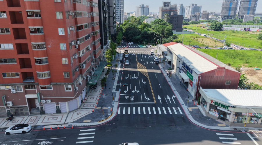臺中市建設局完成庄美街打通銜接后庄北路 交通建設再突破