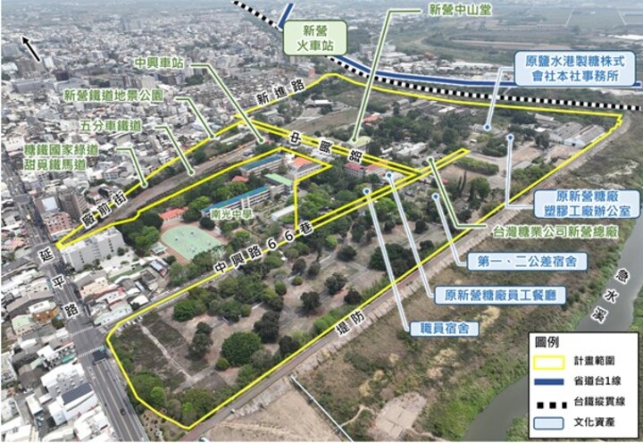 打破多年僵局！臺南市新營糖廠由傳統工業區轉型產經文創專區正式啟動