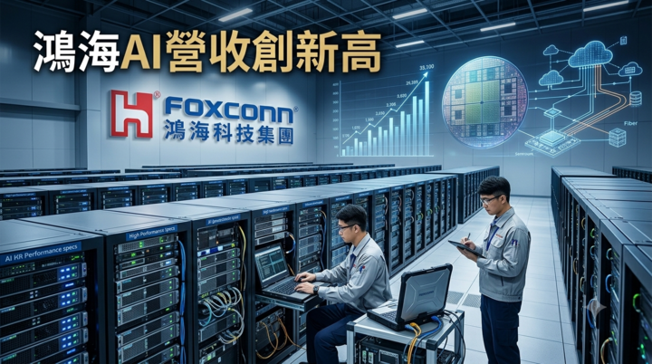 鴻海6月營收創歷年同期新高！AI機櫃與ICT旺季帶動成長 臺灣科技供應鏈下半年續看旺