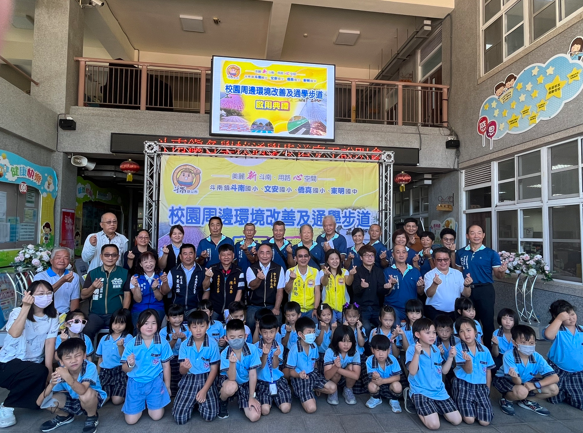 雲林斗南四校路廊優化完工！內政部：中央地方攜手護學童安全