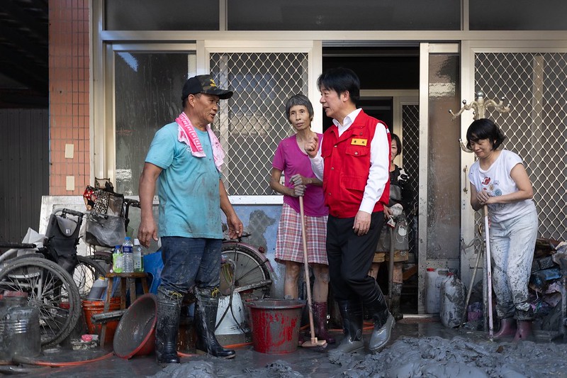 賴清德總統赴花蓮勘災　強調全力救災與復原重建　盼全國民眾共襄盛舉　慰問受災民眾及國軍