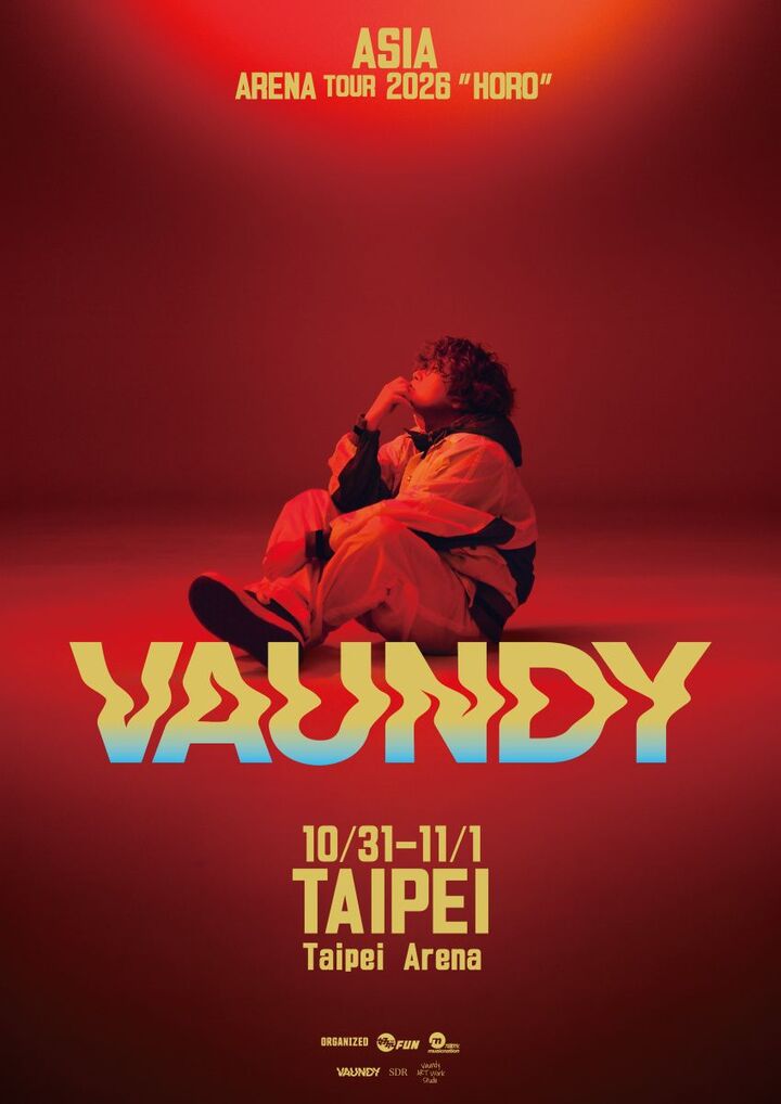 獻唱《鏈鋸人》、《間諜家家酒》！Vaundy10月31日首攻小巨蛋連唱兩天　採實名制登記抽選