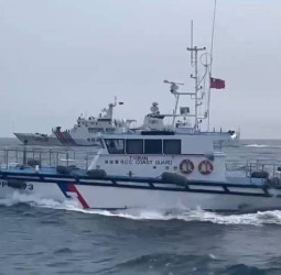 中國海警編隊襲擾金門 海巡署全程掌握即時驅離