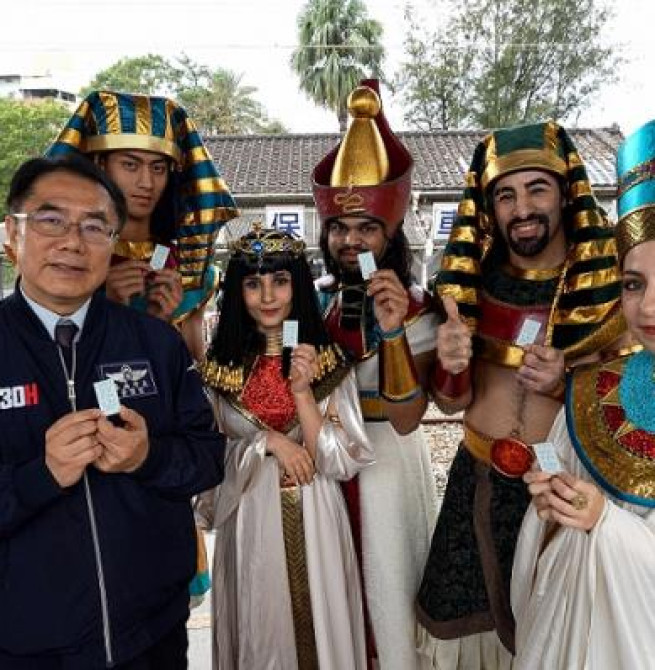 臺南奇美博物館《埃及之王：法老》展覽已逾15萬人次參觀　清明連假推出限量Q版法老貼紙活動帶動人潮