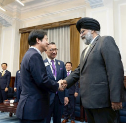 賴清德總統會晤國際獅子會總會長辛格　感謝其公益貢獻　強調深化合作攜手發揮善良公義精神帶動社會正向力量