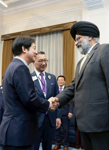 賴清德總統會晤國際獅子會總會長辛格　感謝其公益貢獻　強調深化合作攜手發揮善良公義精神帶動社會正向力量