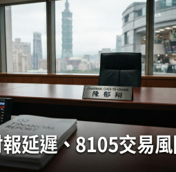 凌巨科技Q2財報未如期申報　臺灣股市8105恐遭暫停交易，8月24日改選董事成關鍵