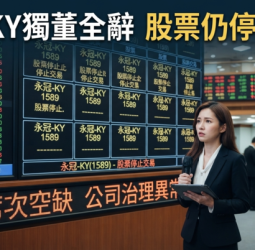 永冠-KY 3席獨董全辭引發上市規範危機　臺灣證交所13日起再列變更交易方法、股票仍停止買賣