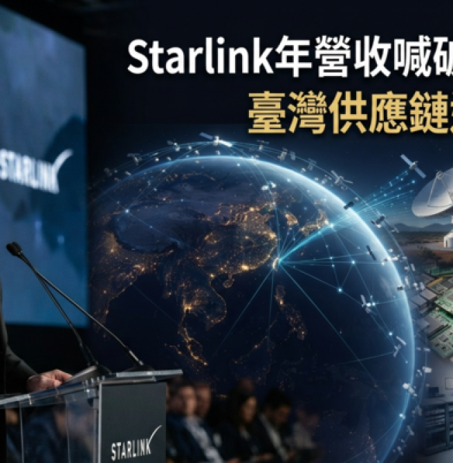 馬斯克喊Starlink年營收衝破1兆美元　AI推升低軌衛星需求　臺灣供應鏈昇達科、華通、啟碁迎新商機