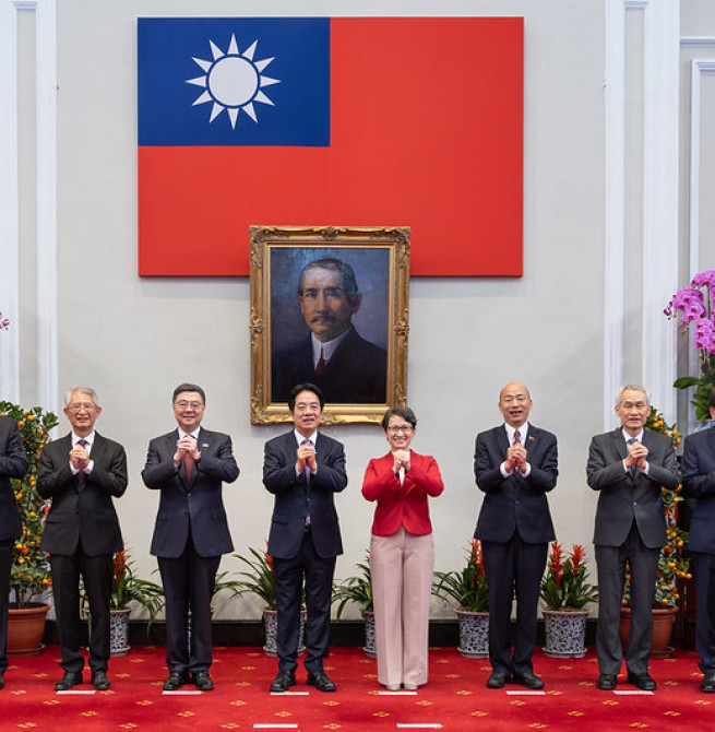 賴清德總統舉行新春茶敘會晤五院院長　強調化分歧為團結共創國家合作新局