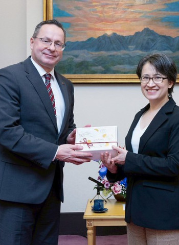 蕭美琴副總統接見中北歐國會議員訪團　盼攜手理念相近的夥伴合作應對國際局勢變化