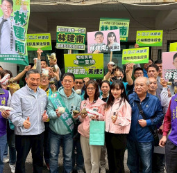 林建南初選登記完成　強調深耕不曾離開　再戰中西區、北區市議員