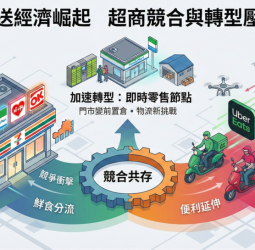 李豫伯教授：外送經濟崛起重塑零售市場格局　超商營運面臨競合與轉型壓力加劇