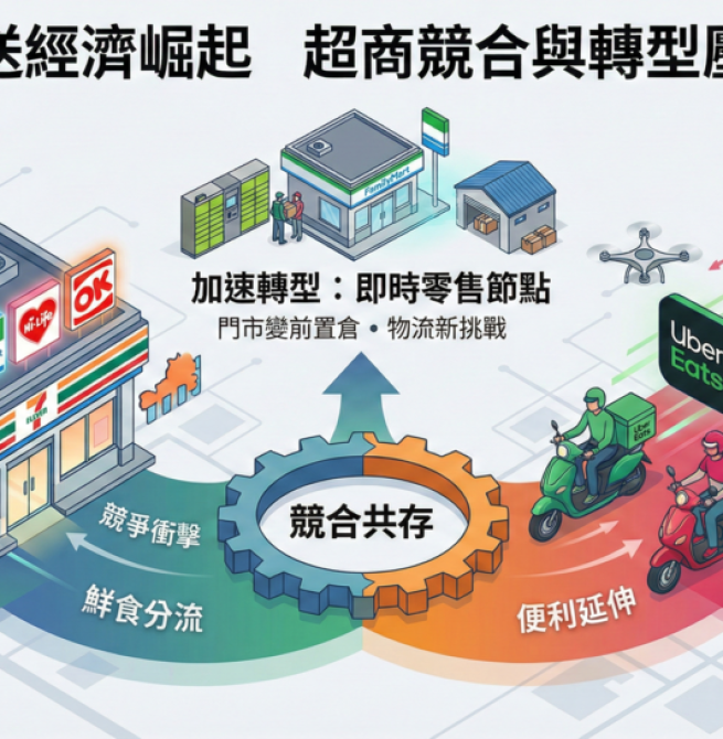 李豫伯教授：外送經濟崛起重塑零售市場格局　超商營運面臨競合與轉型壓力加劇
