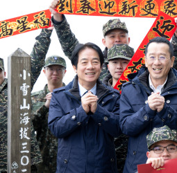 賴清德總統在農曆春節小年夜談話中向國人同胞拜年，表達對全民全年辛勞付出的感謝與敬意