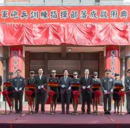 賴清德總統出席陸軍砲兵訓練指揮部落成啟用典禮　肯定為地方、國防與市政發展的共贏計畫