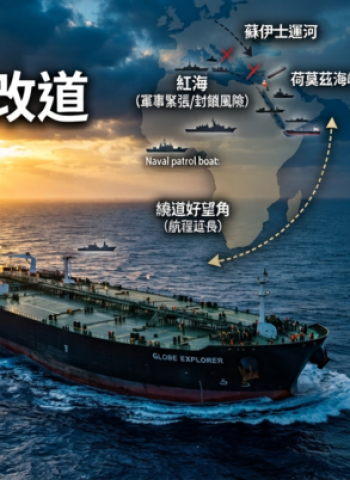 沙烏地原油改道非洲運往臺灣　紅海與荷莫茲海峽危機推升航運成本、每船增逾8千萬元
