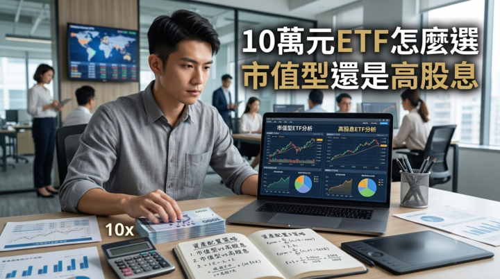 10萬元該買0050還是0056？小資投資ETF怎麼選　網友一面倒建議年輕人優先布局0050